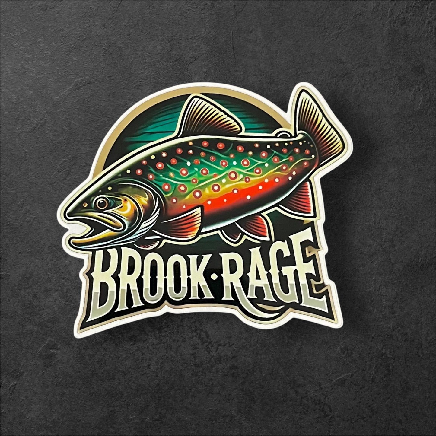 Brook Rage Brook Trout Sticker