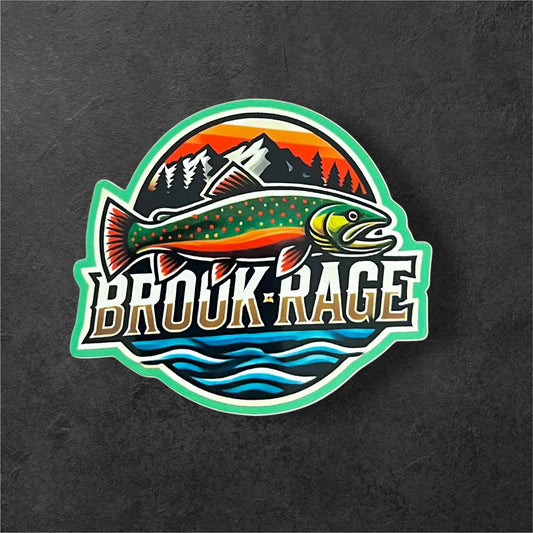 Brook Rage Mountain Brook Trout Sticker